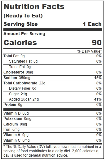 Sonrics Rockaleta Chili Layered With Gum Center Lollipop, 30 Count -- 8 Per Case