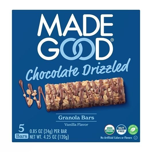 Madegood Chocolate Drizzled Granola Bar, 4.2 Ounce -- 6 Per Case