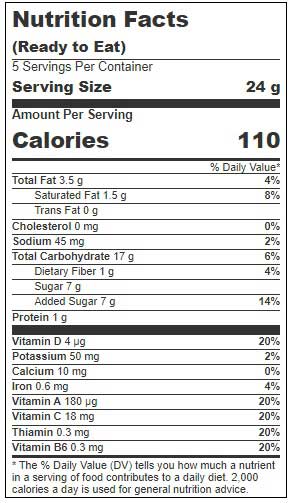 Made Good Birthday Cake Chocolate Drizzled Granola Bar, 4.2 Ounce -- 6 per case