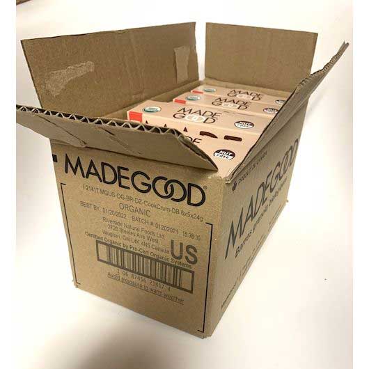 Made Good Cookie Crumble Chocolate Drizzled Granola Bar, 4.2 Ounce -- 6 per case