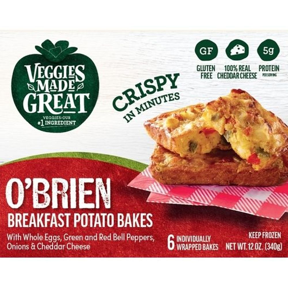 Veggies Made Great Obrien Breakfast Potato Bakes, 12 Ounce 8 per case
