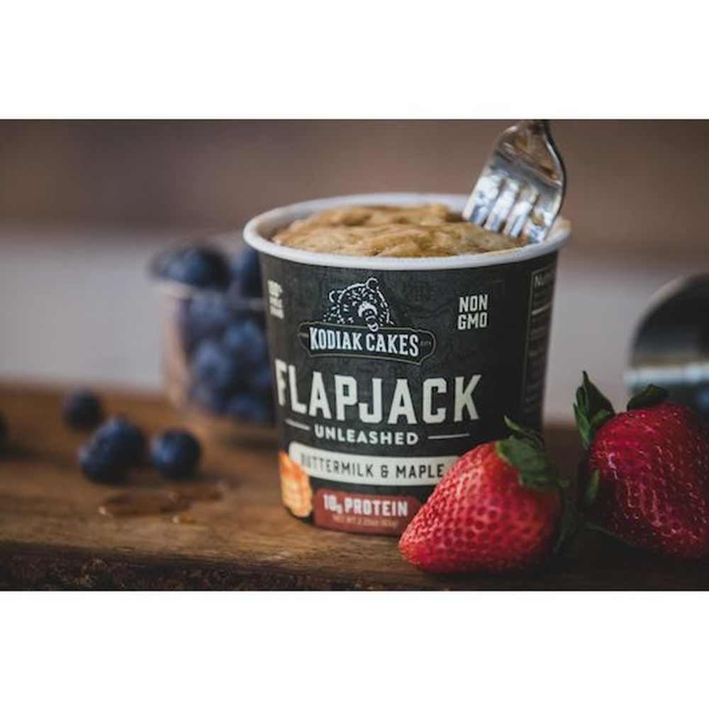 Kodiak Cakes Protein Buttermilk and Maple Flapjack Cup, 2.15 Ounce -- 12 per case