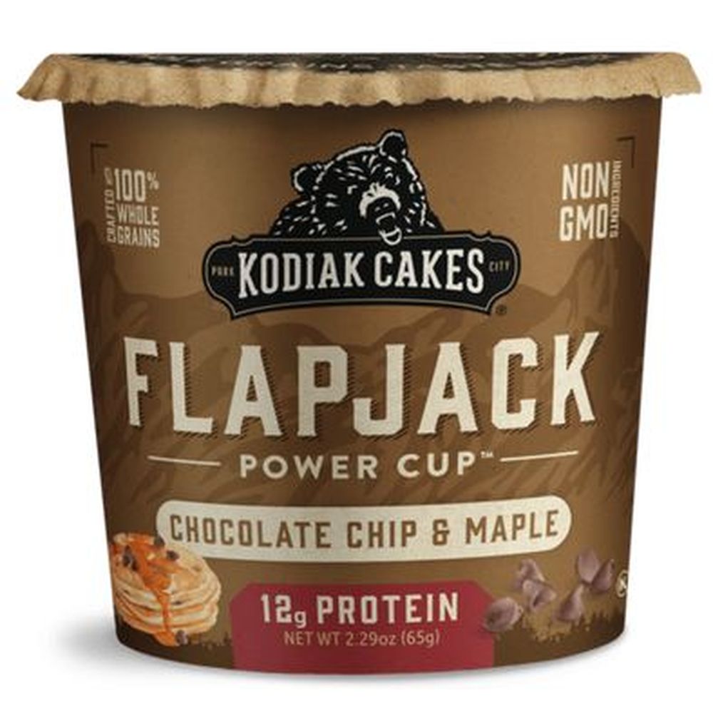 Kodiak Cakes Chocolate Chip and Maple Flapjack Cup, 2.29 Ounce -- 12 per case
