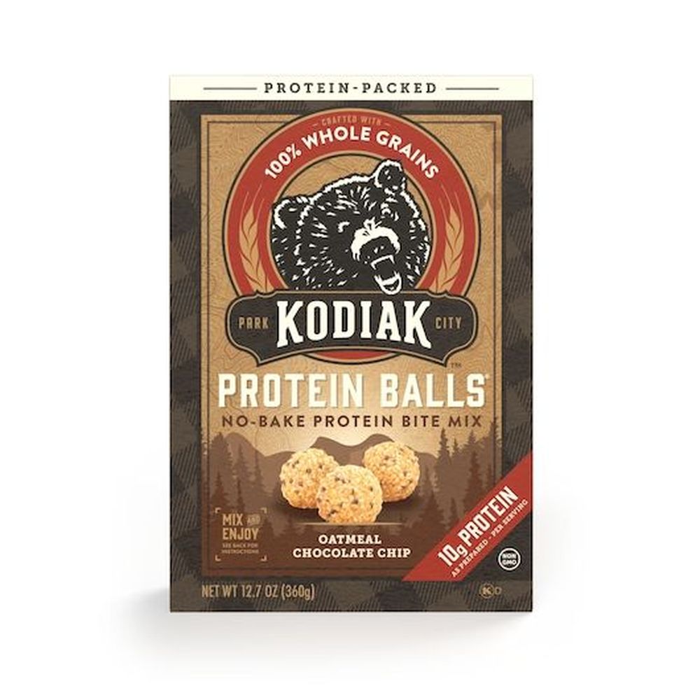 Kodiak Cakes Oat Chocolate Chip Protein Balls, 12.7 Ounce -- 6 per case
