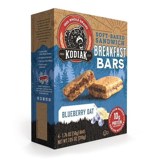 Kodiak Cakes Blueberry Oat Breakfast Bar, 7.05 Ounce -- 12 per case