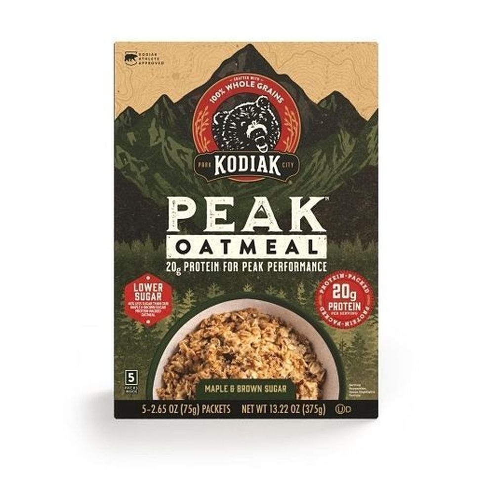 Kodiak Cakes Maple Brown Sugar Power Up Peak Oatmeal, 10.58 Ounce -- 6 per case