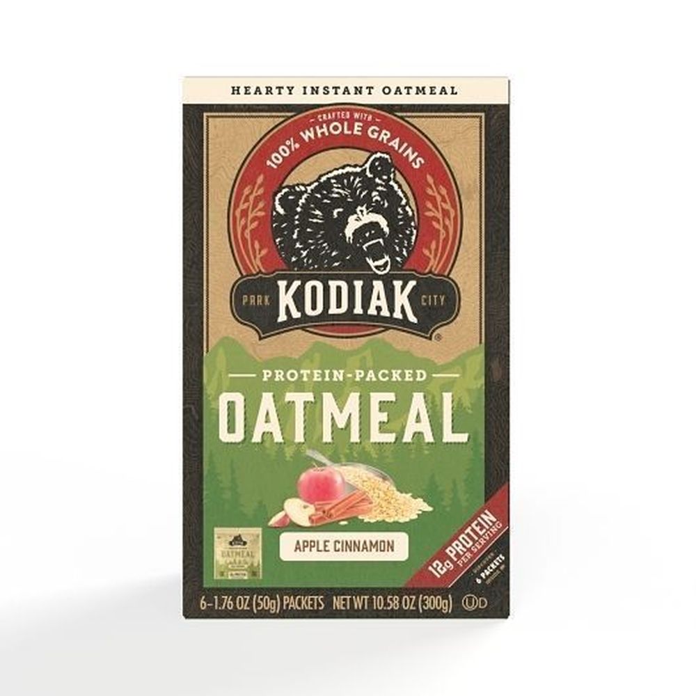 Kodiak Cakes Apple Cinnamon Oatmeal, 10.58 Ounce -- 6 per case