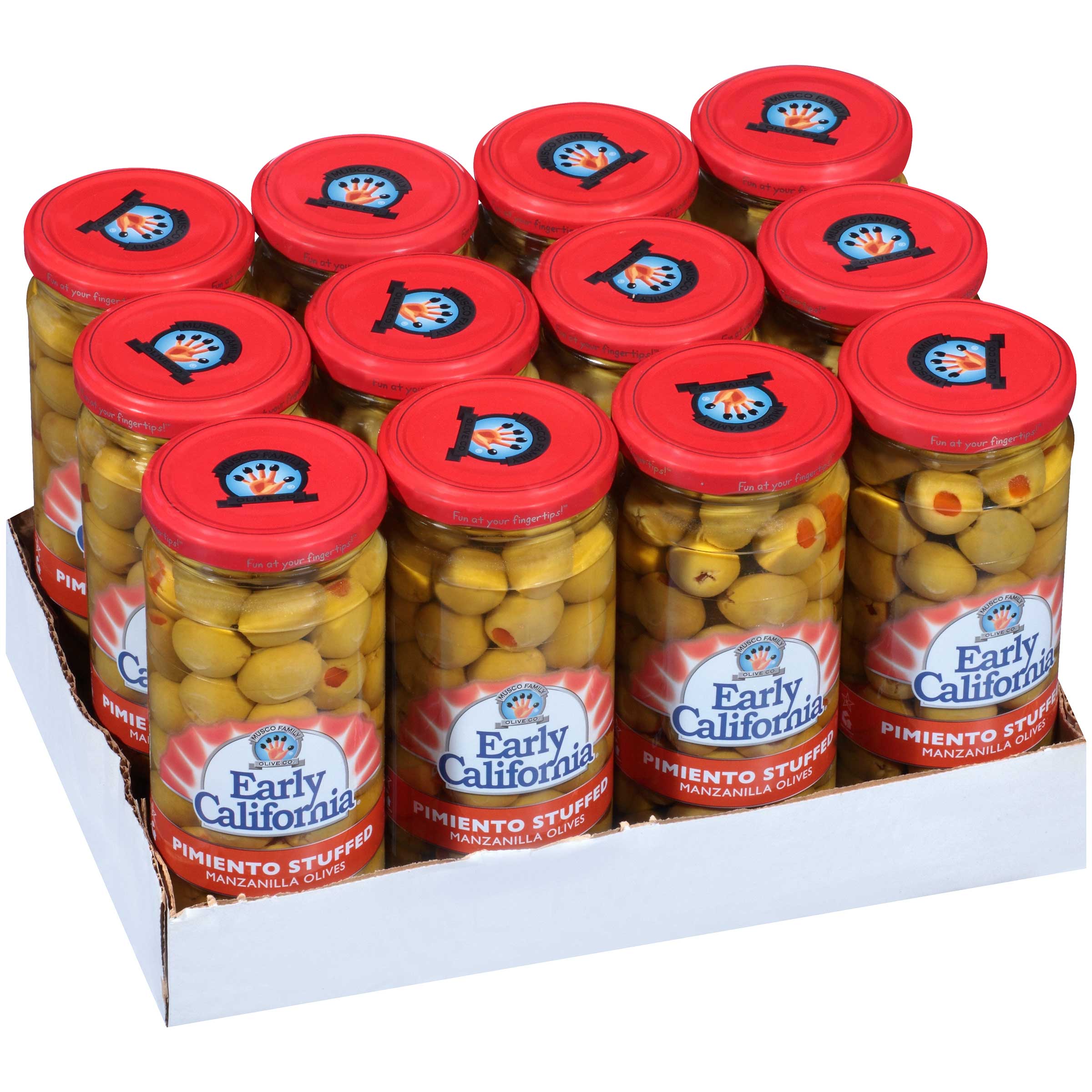 Early California Pimento Stuffed Manzanilla Olives, 10 Ounce -- 12 Per Case