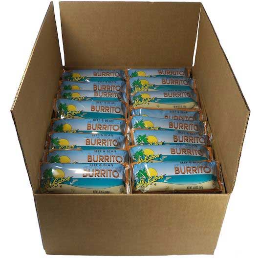 Los Cabos Individually Wrapped Beef And Bean Burrito, 5.2 Ounce -- 96 Per Case