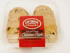Parco/Lofthouse Traditional Wire Cut Soft and Chewy Chocolate Chunk Cookie, 15 Ounce -- 12 per case.