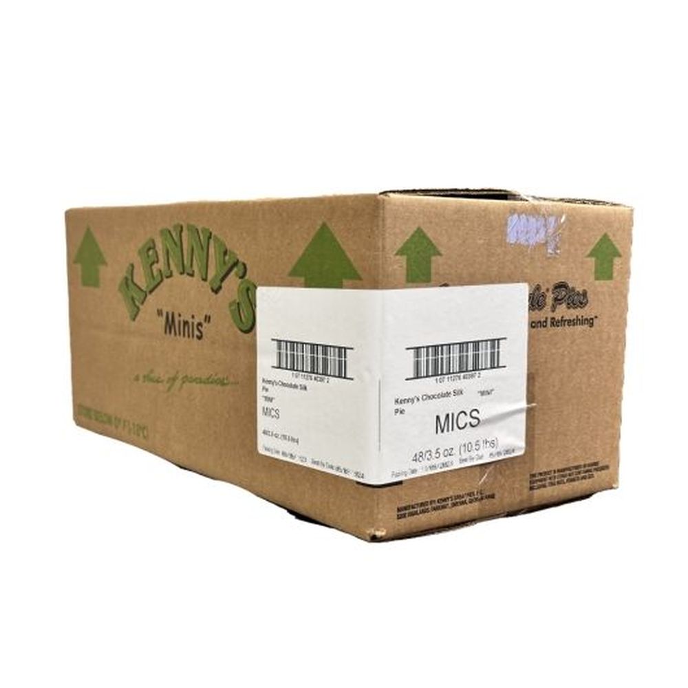 Kennys Minis Chocolate Silk Pie, 3.5 Ounce -- 48 Per Case