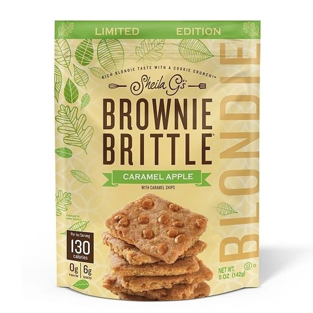 Sheila G's Caramel Apple Blondie Brownie Brittle, 5 Ounce -- 6 Per Case