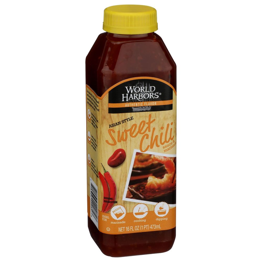 World Harbors Asian Style Sweet Chili Sauce And Marinade, 16 Ounce -- 6 Per Case