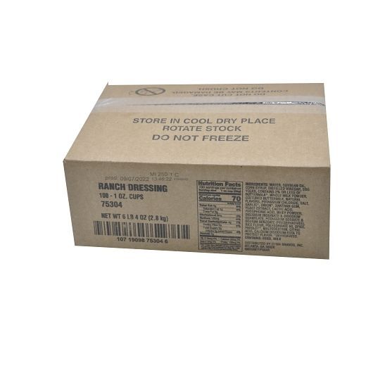 Disney Ranch Dressing, 1 Ounce Cup -- 100 Per Case