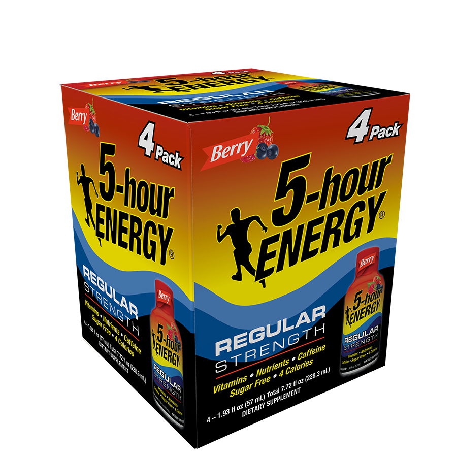 5 Hour Energy Berry Drink, 7.72 Fluid Ounce -- 48 Per Case