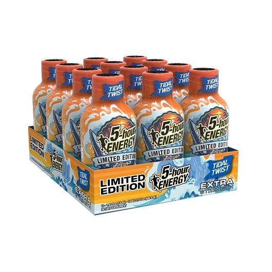 5 Hour Energy Tidal Twist Extra Strength Energy Shot, 1.93 Fluid Ounce -- 216 per case