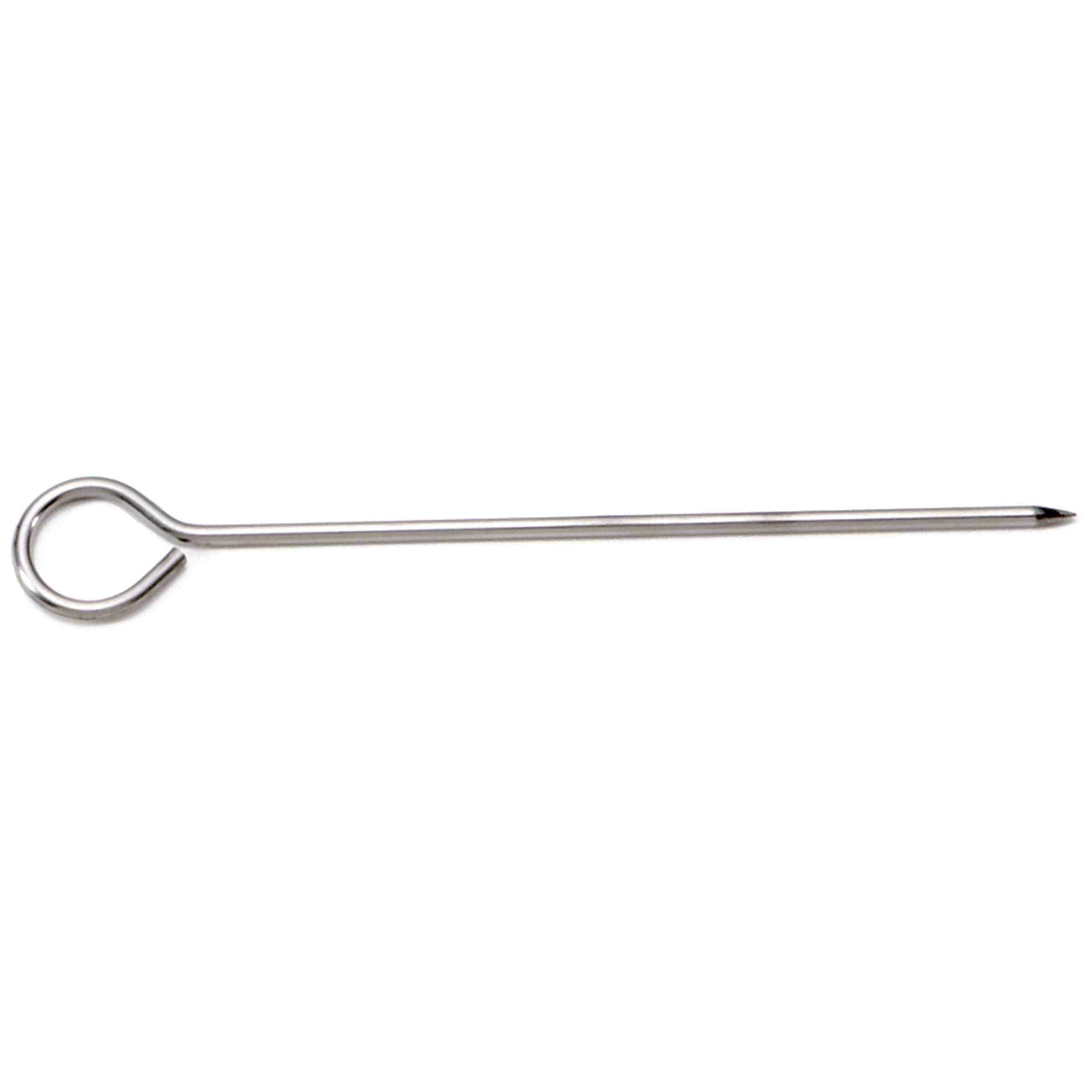 Tablecraft Stainless Steel Oval Skewer, 6 Inch, 12 Count -- 5 Per Case