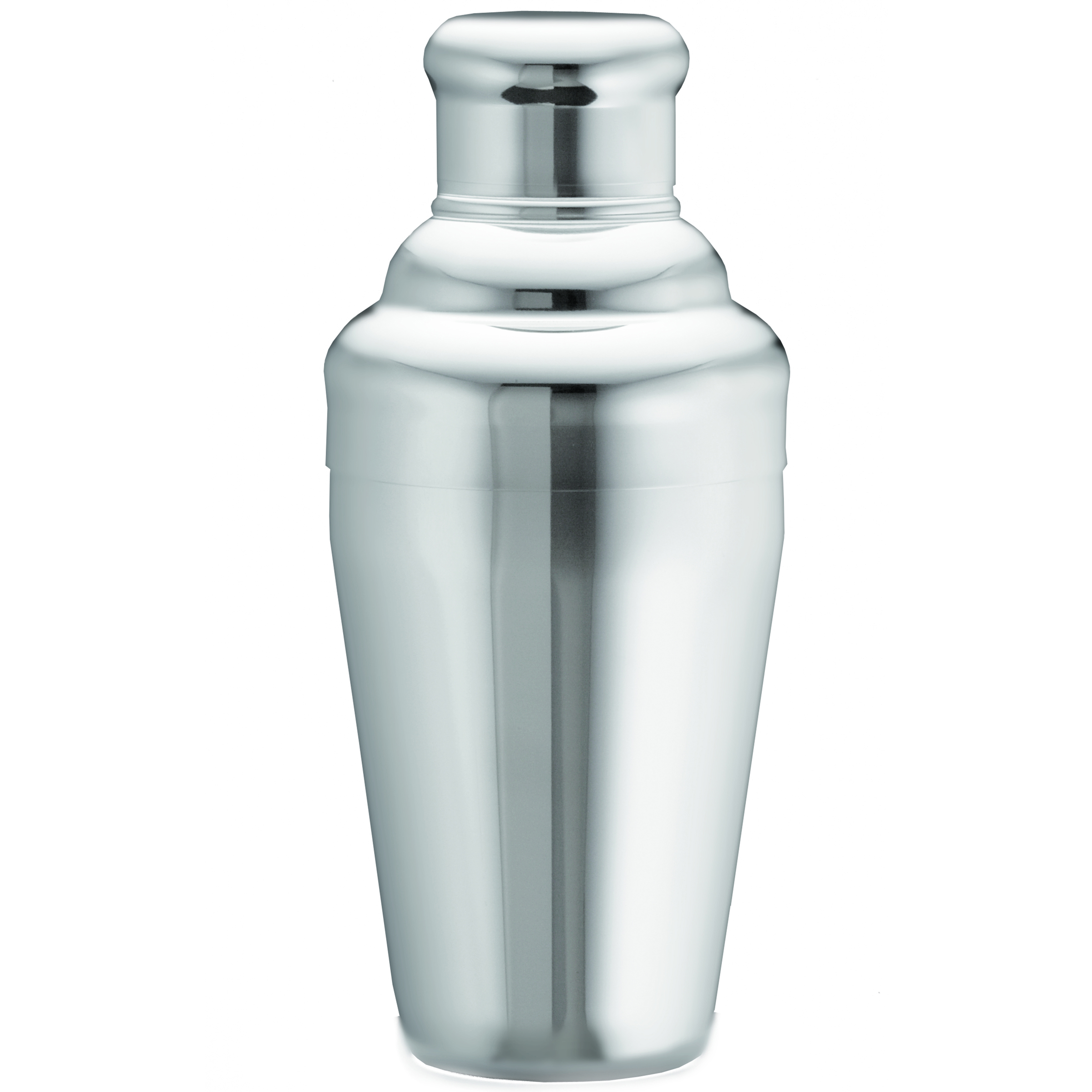 Tablecraft Premium Stainless Steel 3 Piece Bar Cocktail Shaker Set, 24 Ounce Capacity -- 4 Per Case