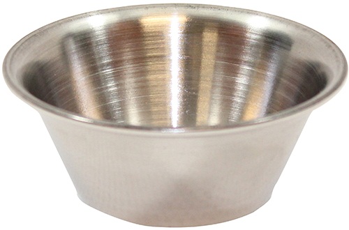 Tablecraft Stainless Steel Sauce Cup, 2 Ounce, 18 Count -- 4 Per Case
