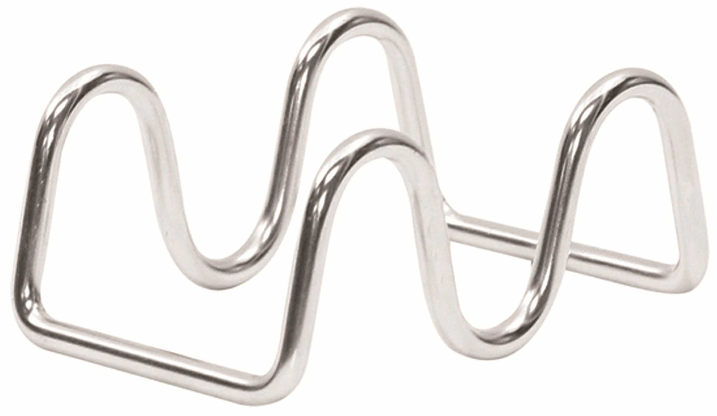 Tablecraft 1-2 Taco Taxi Stainless Steel Wire Taco Server -- 12 Per Case