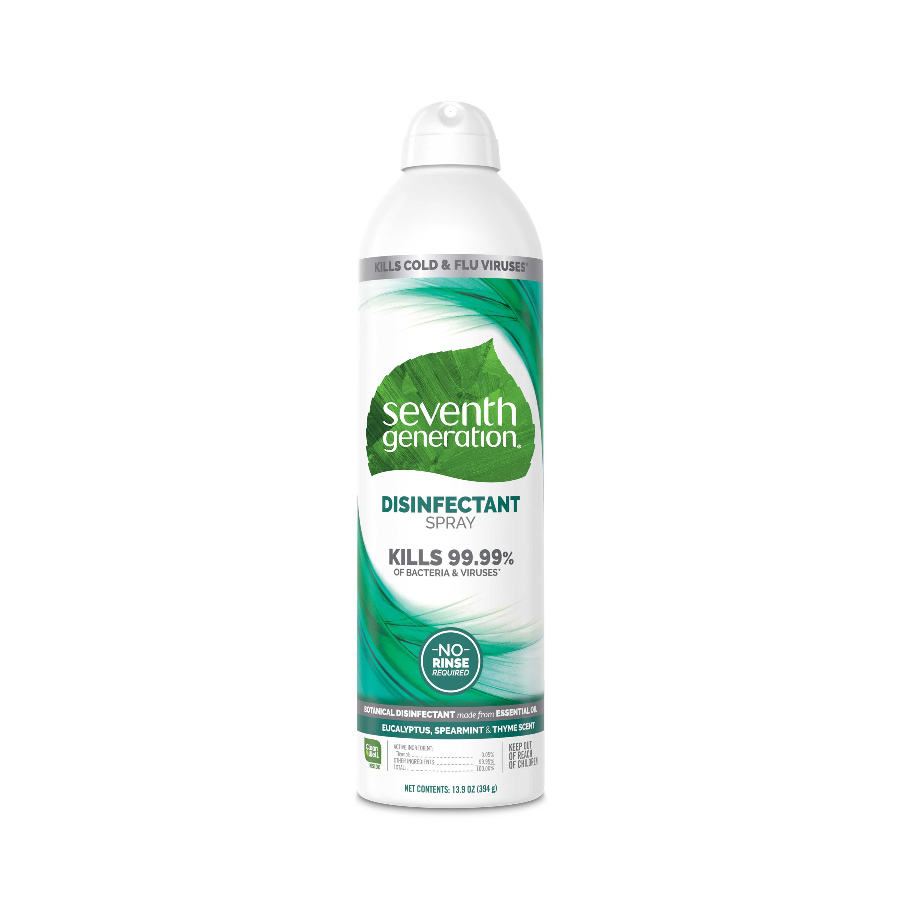 Seventh Generation Eucalyptus, Spearmint and Thyme Disinfectant Spray, 13.9 Ounce -- 8 per case