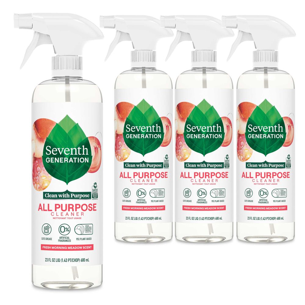 Seventh Generation Morning Meadow All Purpose Cleaner, 23 Ounce -- 4 Per Case