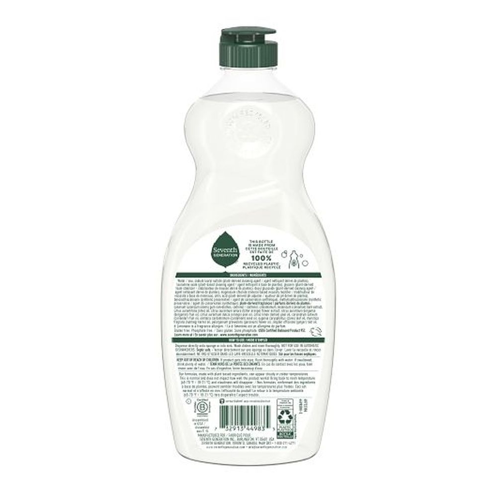 Seventh Generation Lime And Ginger Dish Soap, 19 Fluid Ounce -- 6 Per Case