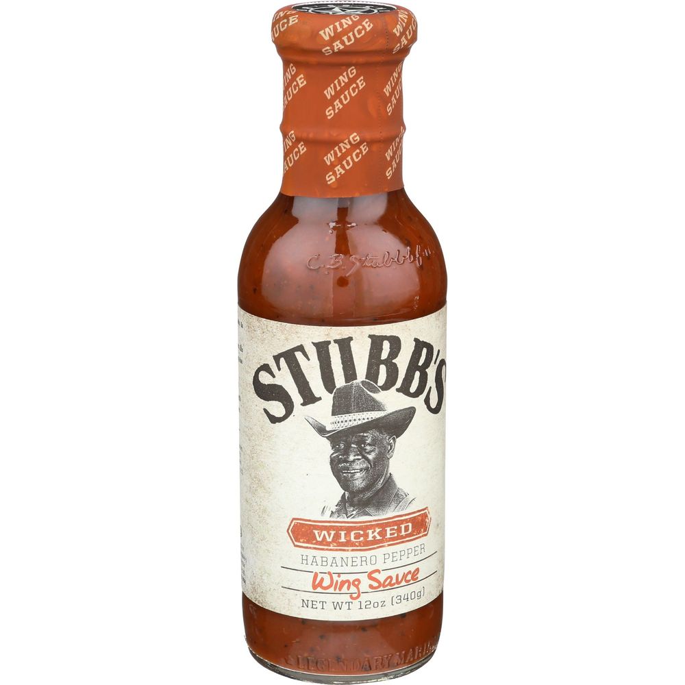 Stubbs Wicked Original Wing Sauce, 12 Ounce -- 6 Per Case