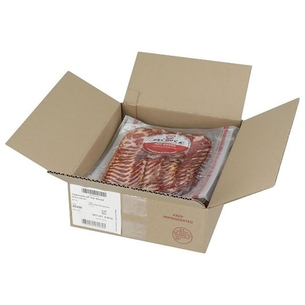 Del Duca Sliced Hot Coppa, 16 Ounce -- 5 Per Case