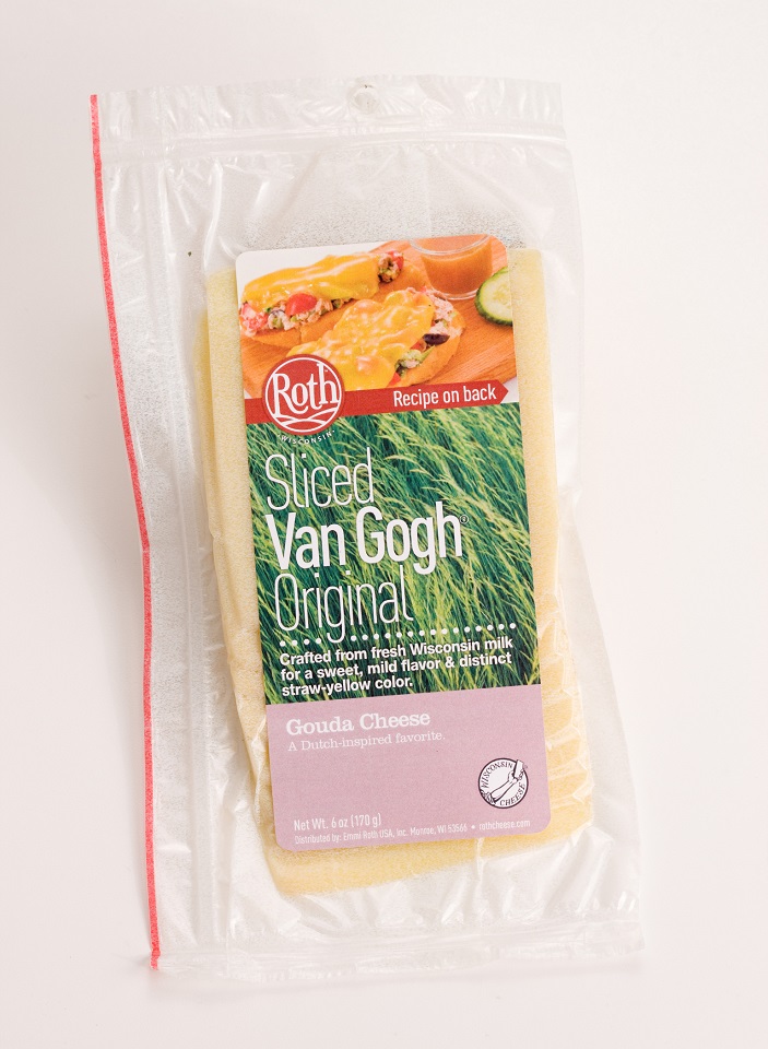 Van Gogh Original Gouda Cheese Slices, 6 Ounce -- 12 Per Case