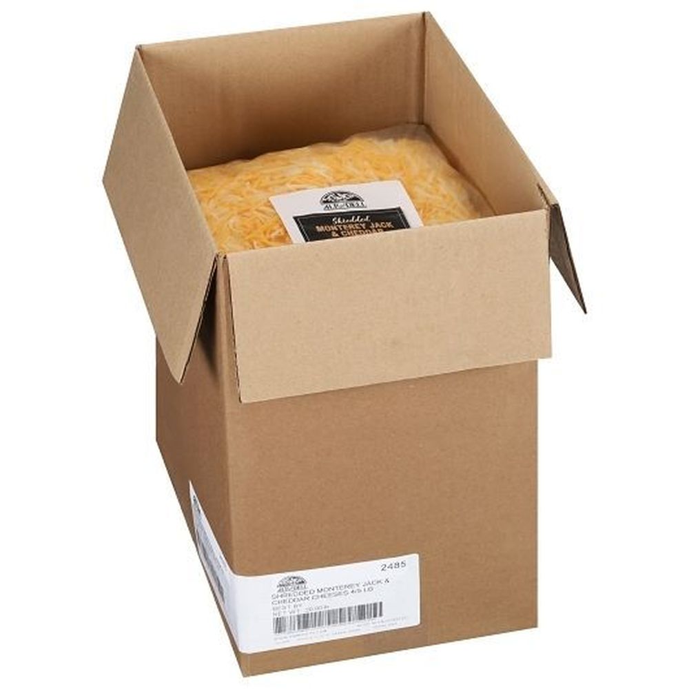 Alp And Dell Monterey Jack Shredded Cheddar Cheese, 5 Pound -- 4 Per Case