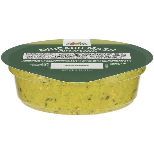 Good Foods Avocado Mash with Sea Salt and Black Pepper, 2 Ounce -- 50 per case