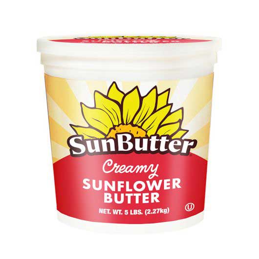 Sunbutter Creamy Sunflower Seed Spread, 5 Pound -- 1 Each