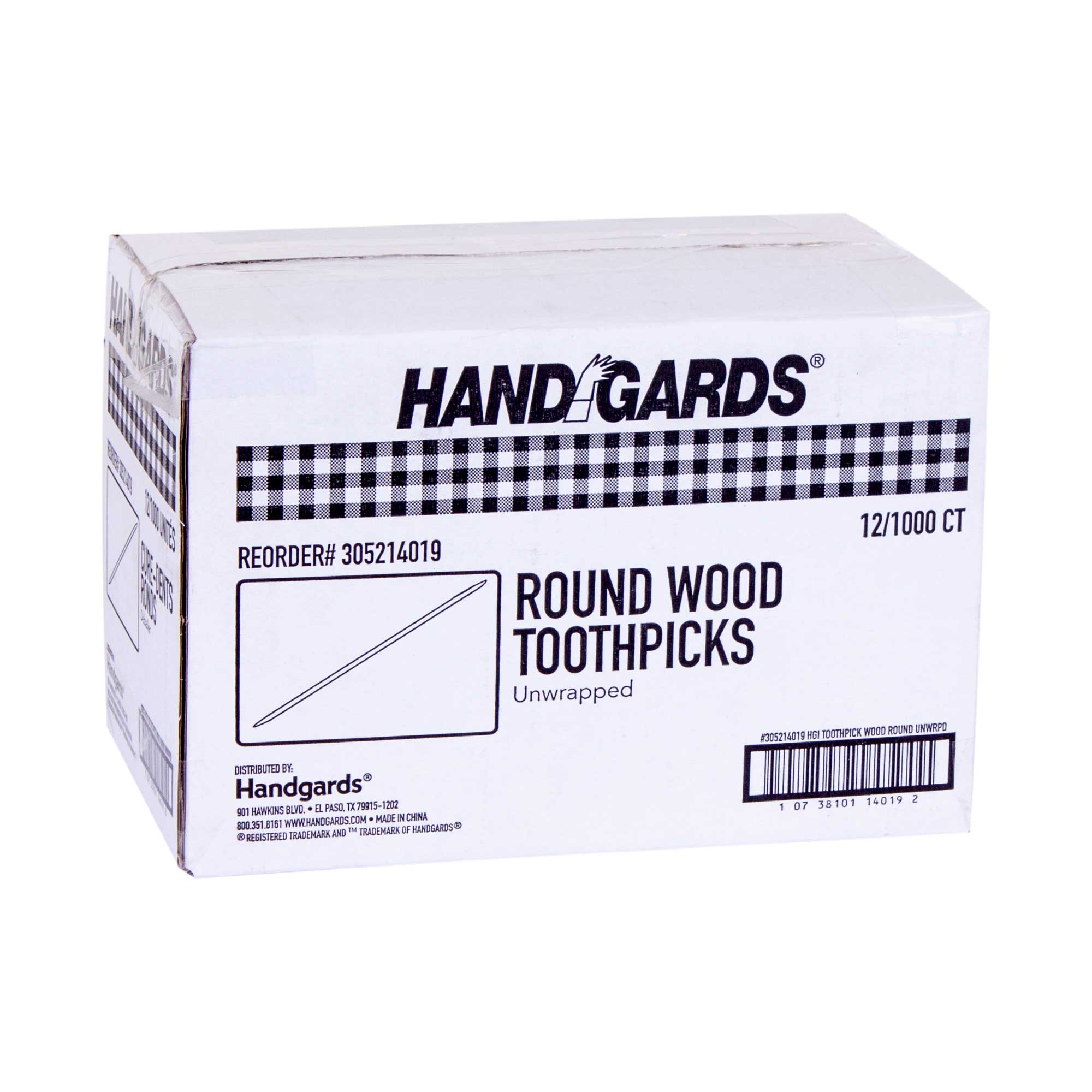 Round wooden clearance toothpicks