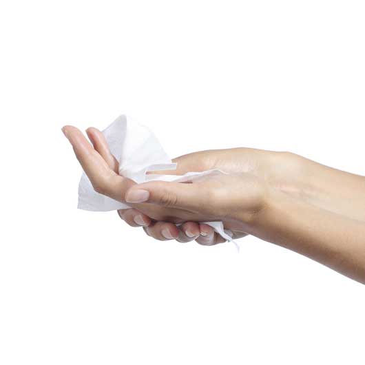 Neatgards White Disposable Moist Towelettes, 5 X 6 Inch -- 1000 Per Case