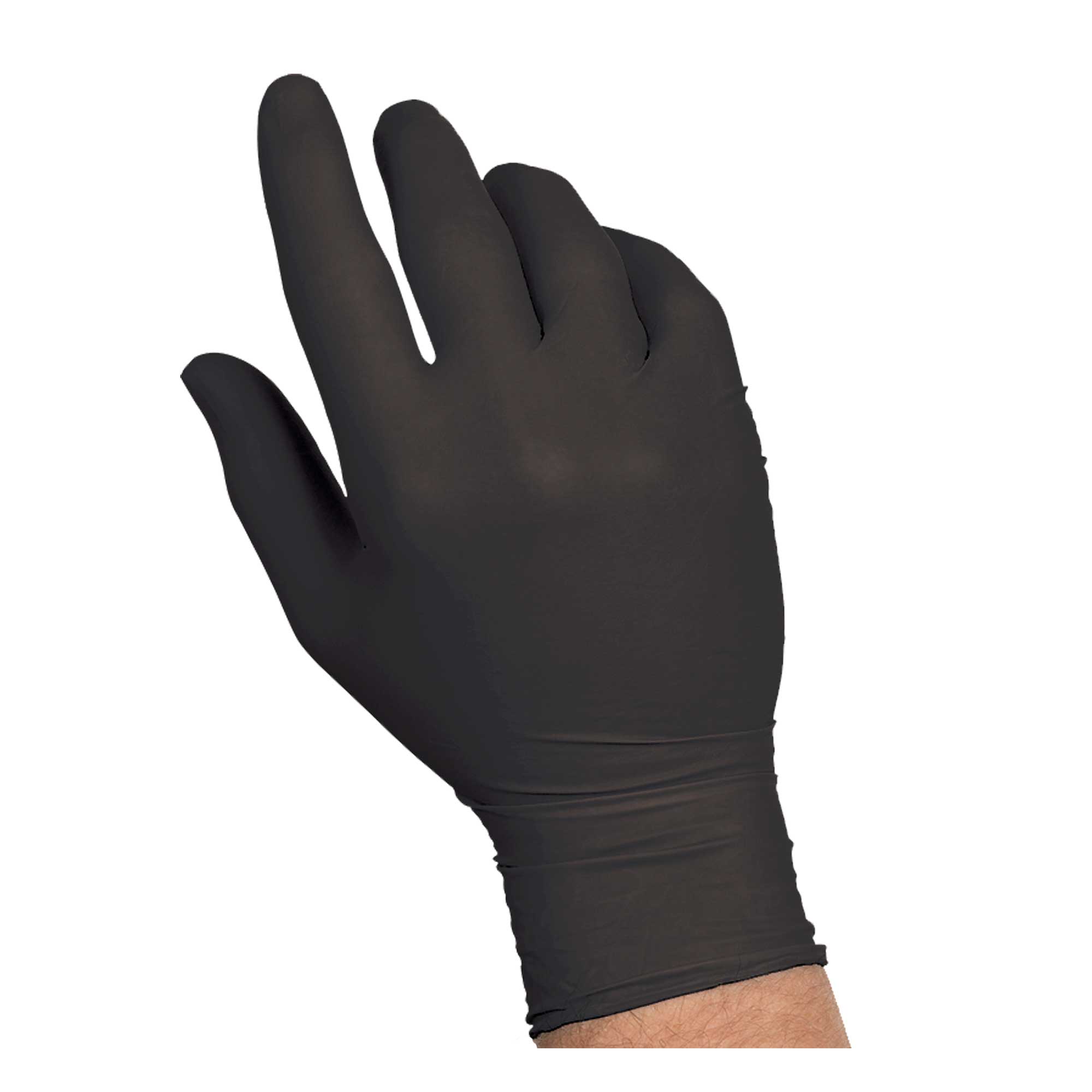 Handgards Black Powder Free Extra Large Disposable Nitrile Gloves -- 1000 Per Case
