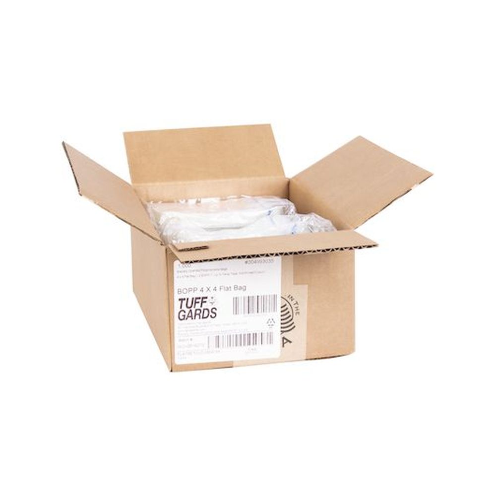 Tuffgards 4 X 4 Inch Poly Bag, 1000 Count
