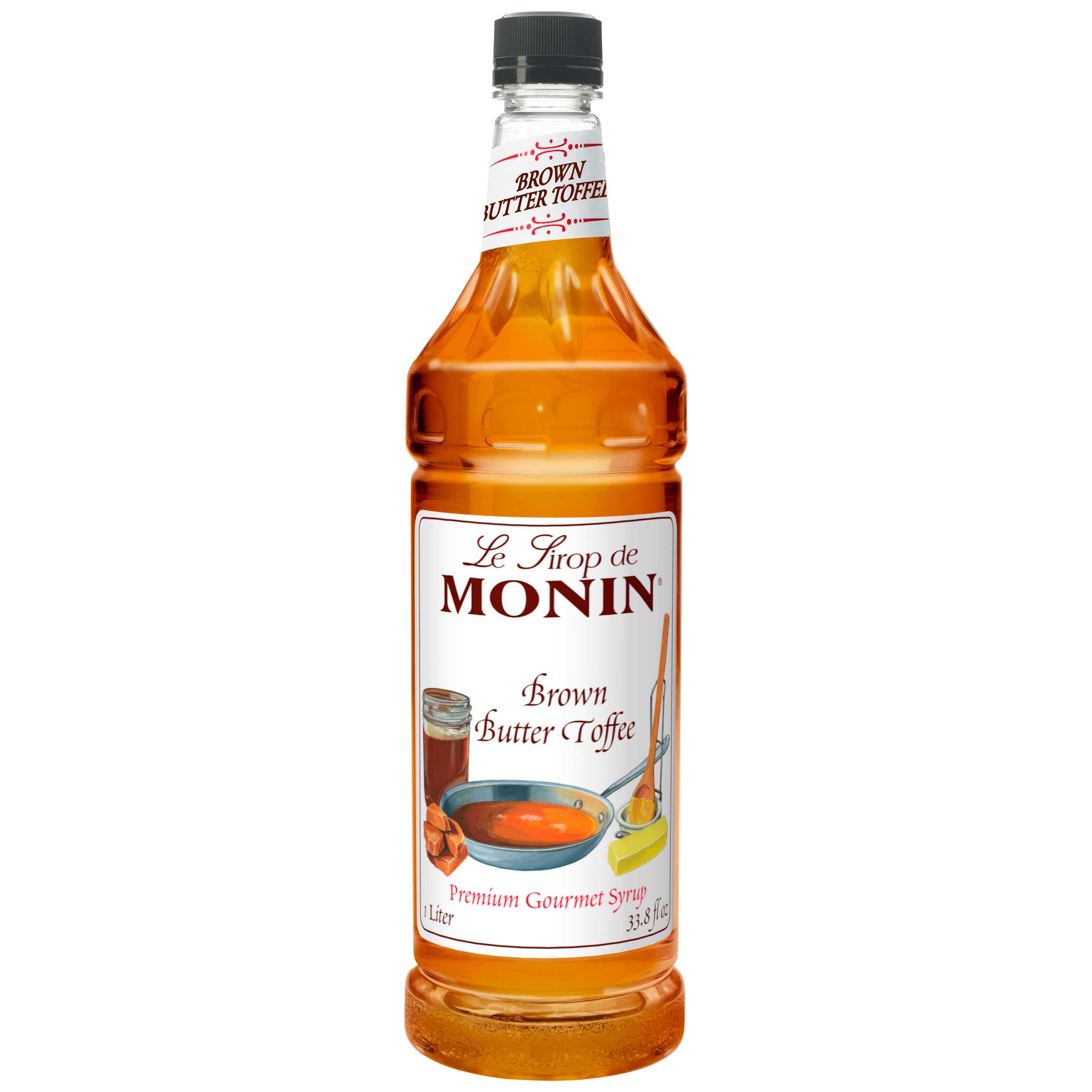 Monin Brown Butter Toffee Syrup, 1 Liter -- 4 per case ...
