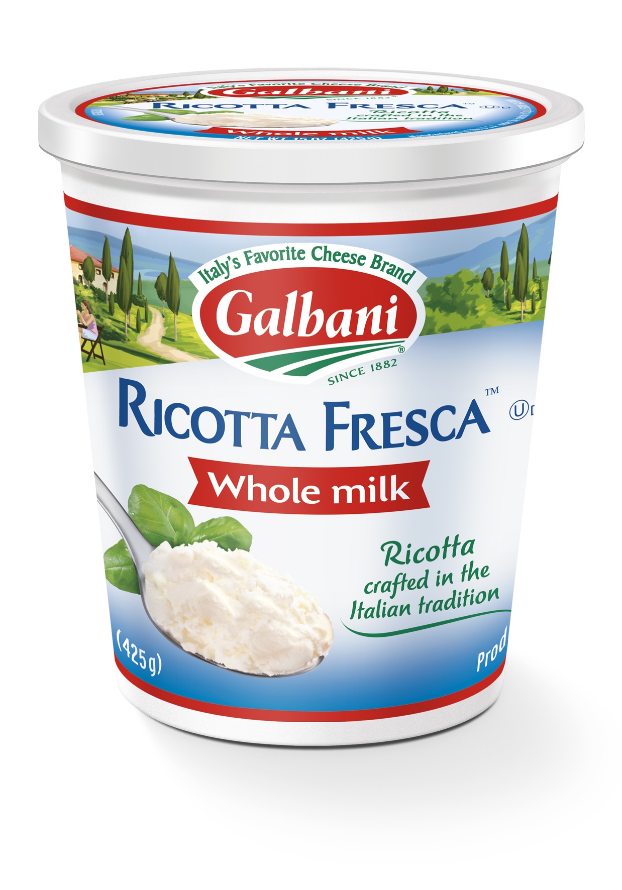 Galbani Whole Milk Ricotta Fresca, 15 Ounce -- 6 per case.