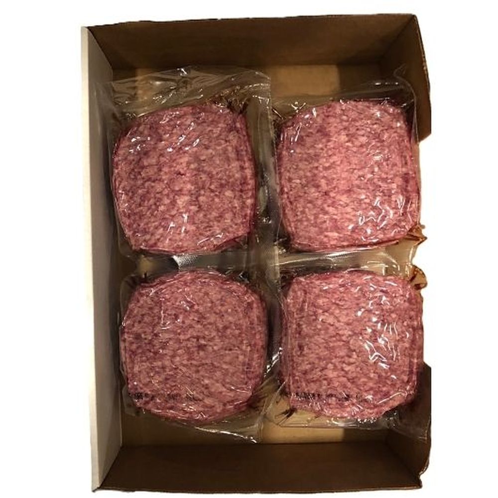 Jb Reserve Choice Angus 80 Percent Lean Beef Patty Round, 10 Ounce -- 16 Per Case