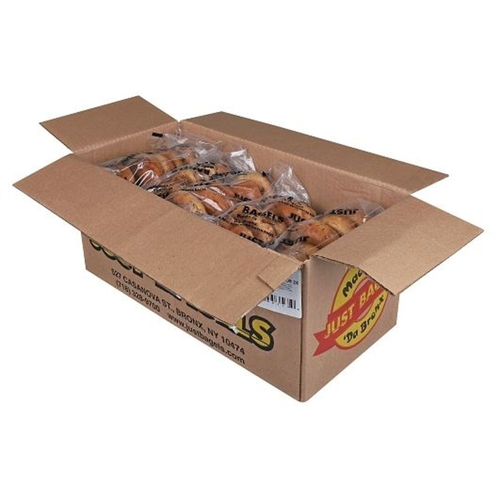 Just Bagels Sliced Cinnamon Raisin Bagel, 10 count -- 6 per case