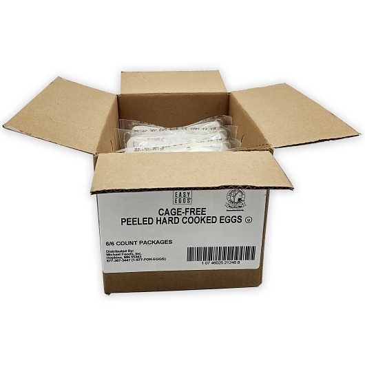 Easy Eggs R American Humane Certified Peeled Cage Free Hard Cooked Eggs, 9.3 Ounce -- 6 Per Case