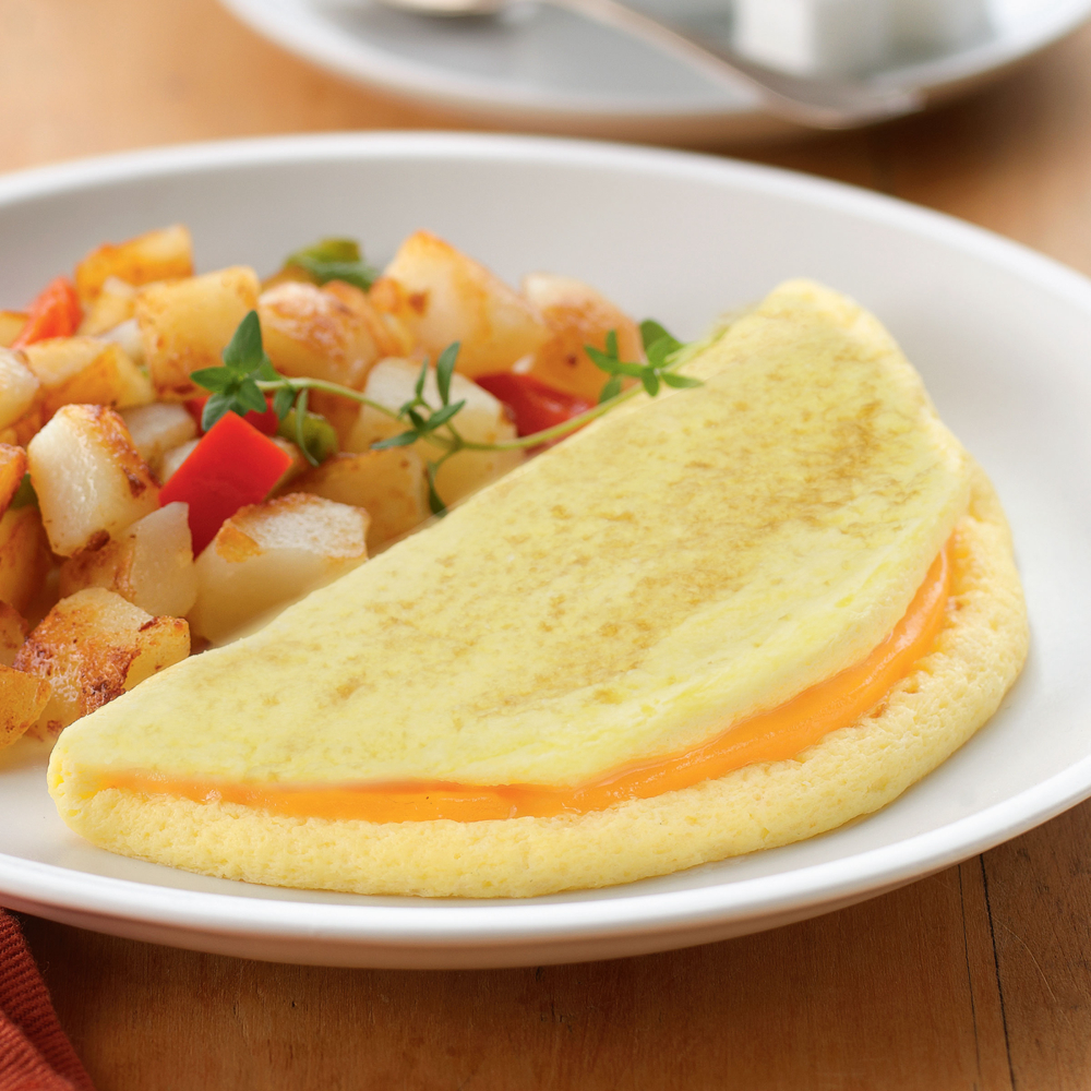 Michael Foods Papettis Colby Cheese Omelette, 2.1 Ounce -- 144 per case.