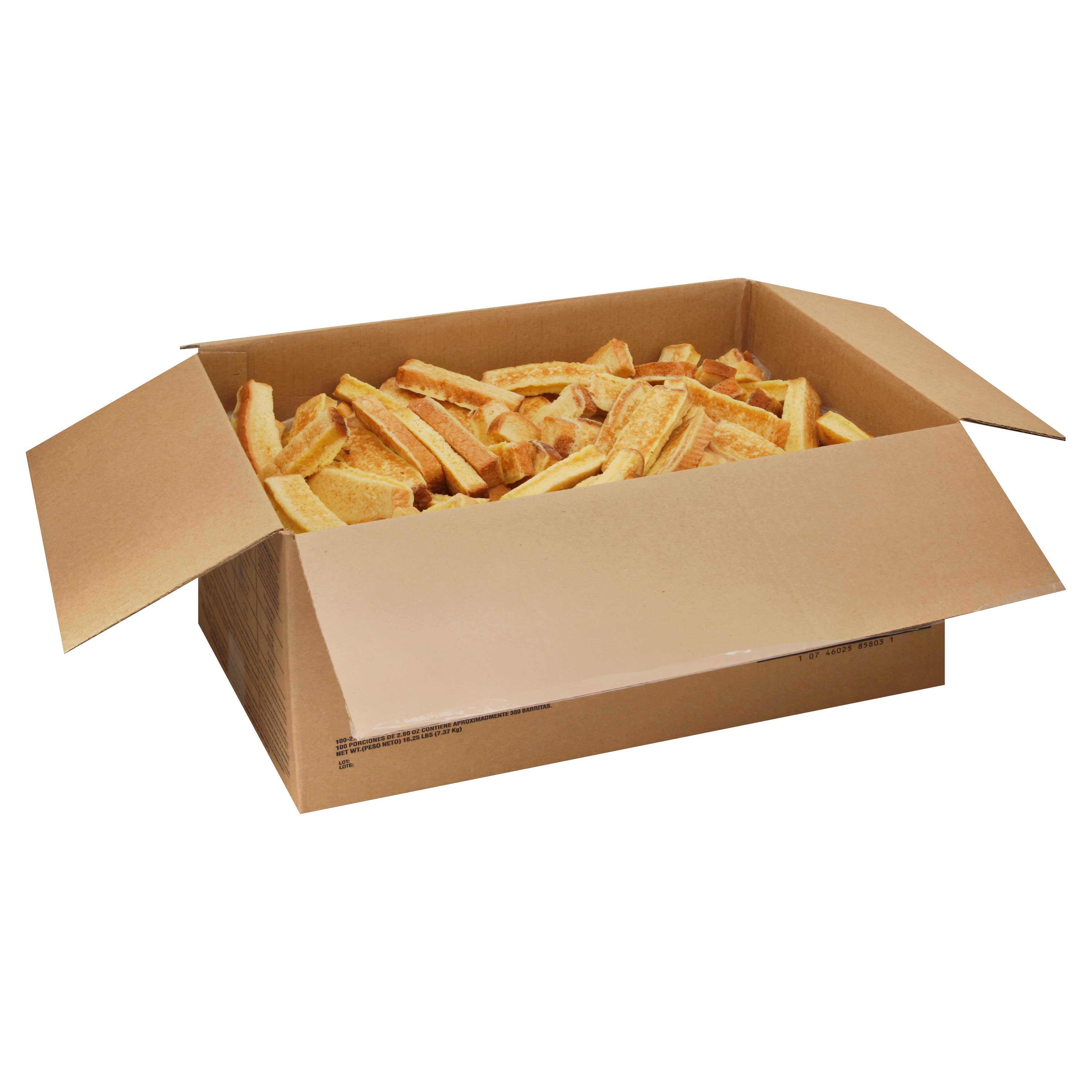 Toast Case Papetti's French Toast Stick, 2.6 Ounce -- 100 per case