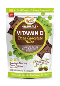 Healthy Delights Violet Deep Dark Chocolate Bites, 30 Count -- 12 Per Case