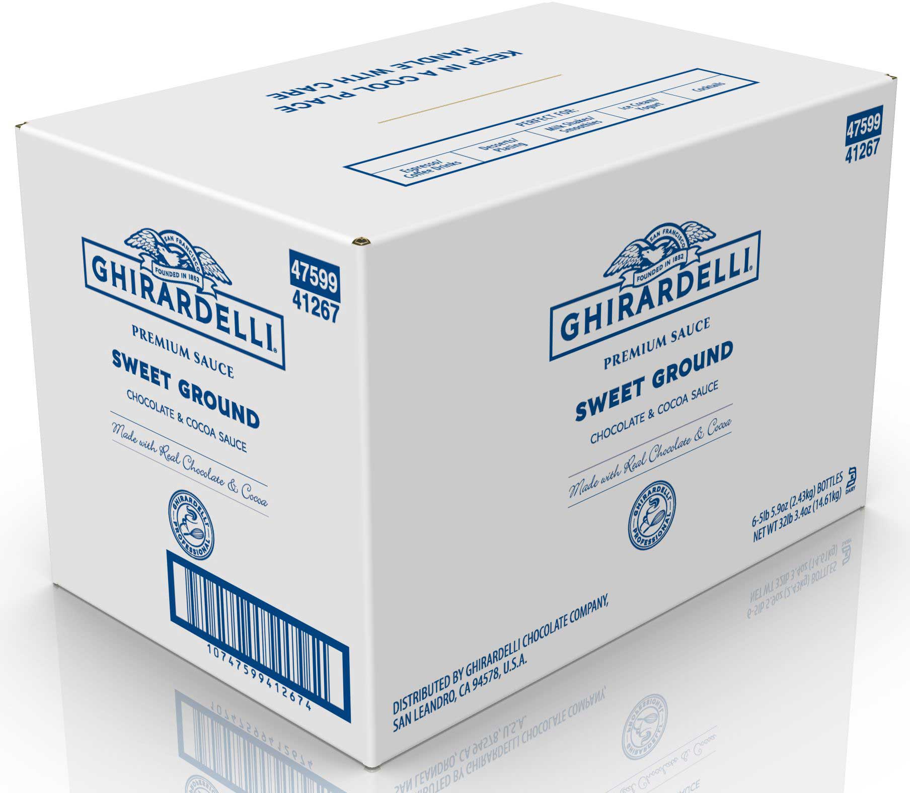 Ghirardelli Sweet Ground Chocolate Cocoa Sauce, 85.9 Ounce -- 6 Per Case