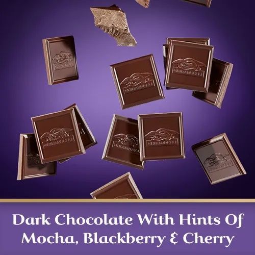 Ghirardelli Intense Dark 72 Percent Cacao Dark Chocolate Squares, 4.1 Ounce -- 6 Per Case