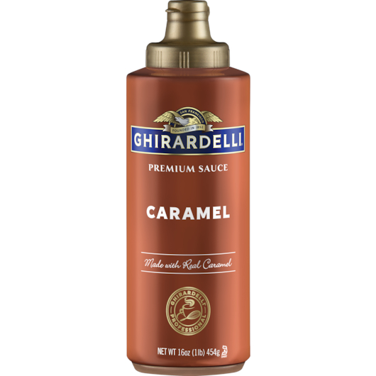 Ghirardelli Caramel Sauce, 16 Ounce Squeeze Bottle -- 12 per case