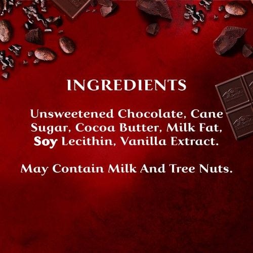 Ghirardelli Intense Dark 60 Percent Cacao Dark Chocolate Squares, 0.37 Ounce -- 540 Per Case