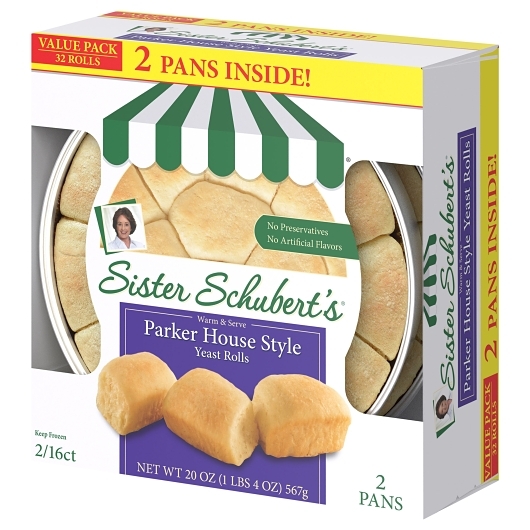 Sister Schubert Parker House Rolls, Twin Pack, 20 Ounce -- 6 Per Case